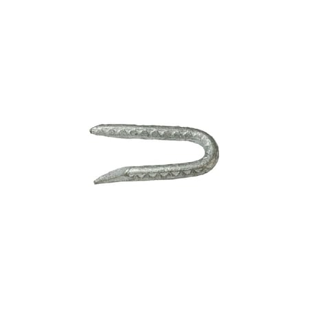 Fence Staples, 9 Ga, 1-3/4 In Leg L, Steel